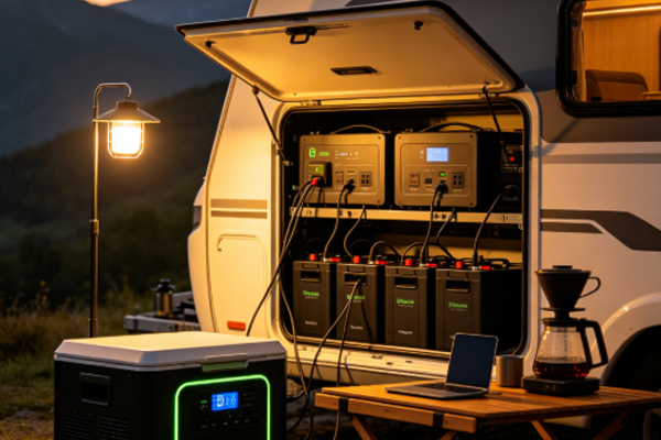 RV High-Capacity Lithium Battery Solution