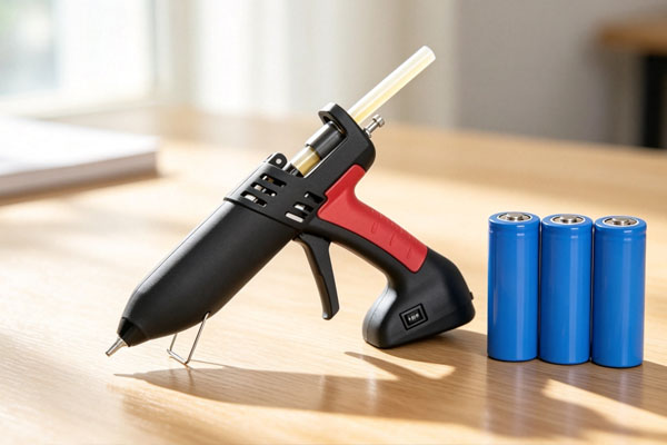 Long-endurance lithium battery solution for hot glue guns